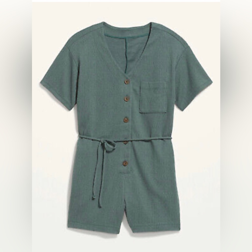 Old Navy Olive Green Romper